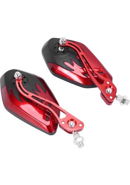 4 Adet Evrensel Motosiklet Dikiz Aynaları 360 Derece Rotasyon Motosiklet Scooter Yan Aynalar 8/10MM Siyah + Kırmızı (Yurt Dışından) fiyatları