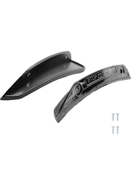 4 Adet Ön Tampon Yan Hava Ayırıcı Spoiler Siyah W176 A180 A200 A220 A250 A45 A Sınıfı 2016-2018 (Yurt Dışından) modelleri