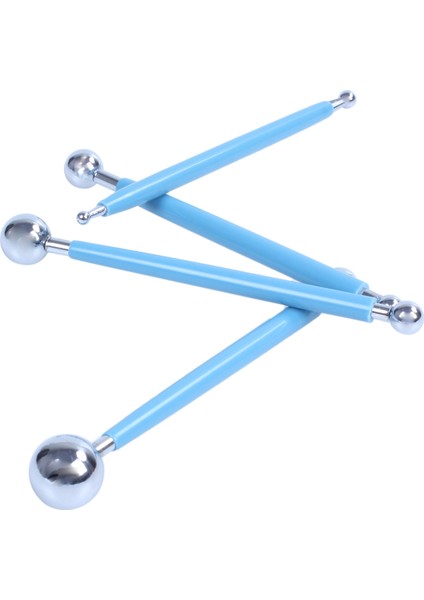 2x Metal Top Stylus Kil Seramik Çömlekçilik Şekillendirici Modelleme Alet Seti (Yurt Dışından)