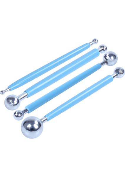2x Metal Top Stylus Kil Seramik Çömlekçilik Şekillendirici Modelleme Alet Seti (Yurt Dışından)