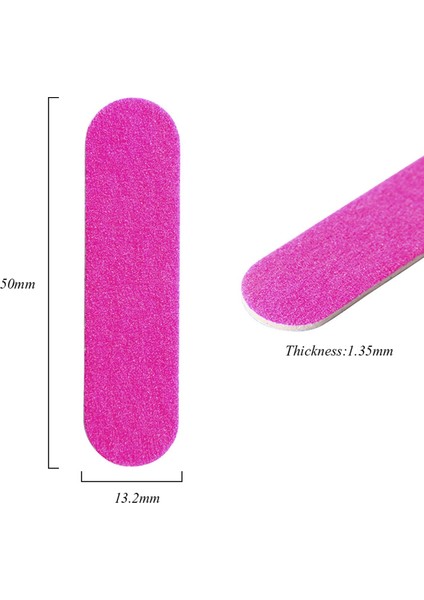 200 Adet Tırnak Dosyaları Çift Renkli Ahşap Mini Tampon Zımpara 180/240 Tek Kullanımlık Manikür Aletleri (Yurt Dışından)
