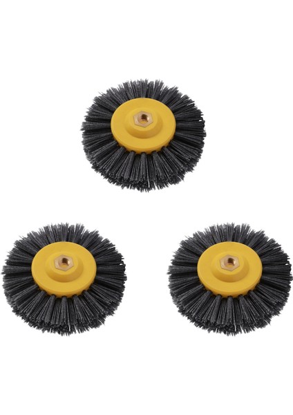 3 Parça 150X40MM x M14 P60NAYLON Aşındırıcı Tel Parlatma Fırçası Tekerlek Ahşap Mobilya Taş Antika Taşlama (Yurt Dışından)