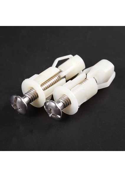 2 Adet Dıy Plastik Klozet Vidaları Sabitleme Fit Klozet Koltukları Menteşeleri Tamir Araçları Tip ve Boyut: 4 # 38MMX5MM (Yurt Dışından) indirimleri