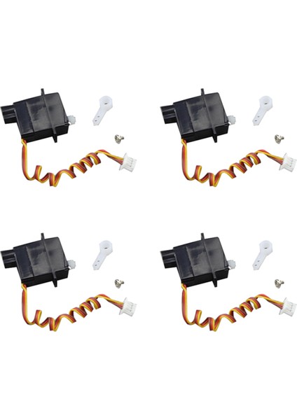 4x 1.9g Plastik Servo V966 V911S V977 V930 V931 Xk K110 K124 A600 A430 A800 Rc Helikopter Parçaları Aksesuarları (Yurt Dışından)