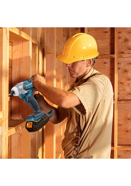 Fırçasız Elektrikli Pil Matkap Akülü Darbeli Anahtar Tornavida Yüksek Torklu Darbeli Sürücü 18 V ile LED Işık (Yurt Dışından)