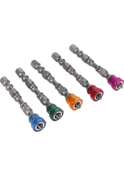 20X Kaymaz Elektrikli Altıgen Manyetik Tornavida 65MM S2 Ph2 Tek Kafa Bit Aracı 5 Renk (Yurt Dışından)