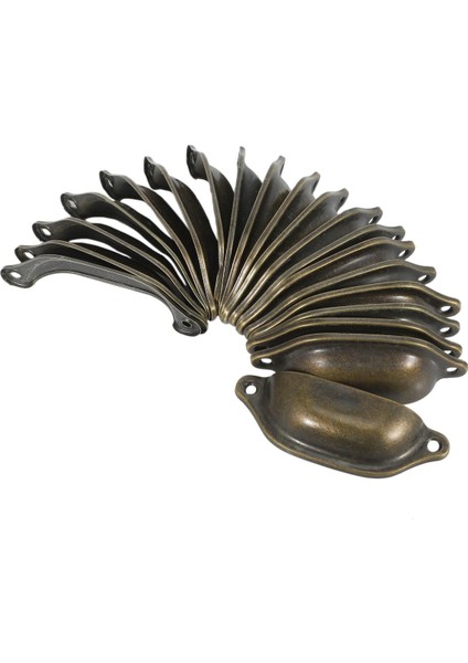 100 Adet Vintage Çekmece Kapı Dolabı Demir Kabuk Bardak Kolu Dolap Topuzu 9.7cmx3.5cm (Yurt Dışından) fiyatları