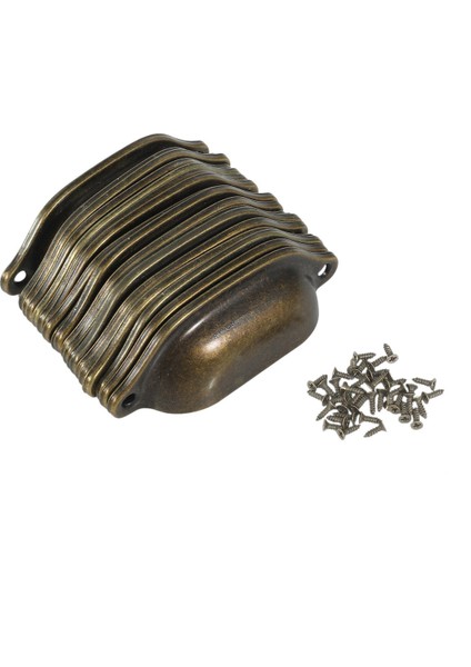 100 Adet Vintage Çekmece Kapı Dolabı Demir Kabuk Bardak Kolu Dolap Topuzu 9.7cmx3.5cm (Yurt Dışından) modelleri