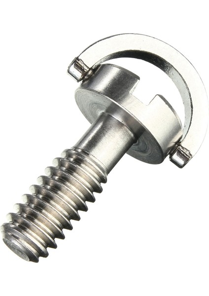 10X Uzun 1/4 Inç D-Ring Vida Paslanmaz Çelik Kamera Tripodu Hızlı Bırakma Plakası Gümüş (Yurt Dışından) fiyatları