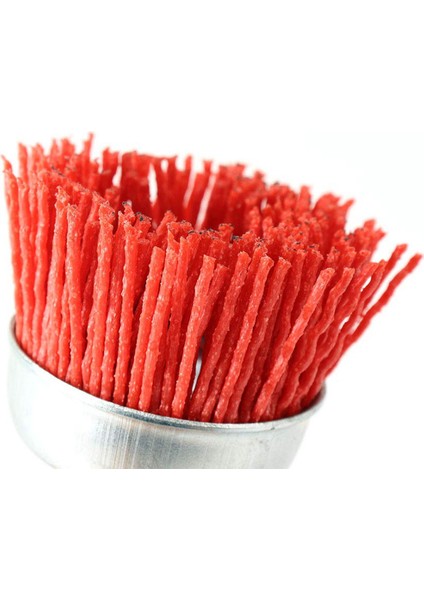 8 Adet Naylon Filament Aşındırıcı Tel Fincan Fırça Naylon Uç Fırça Seti Matkap Döner Aracı Için 1/4 Inç Saplı (Yurt Dışından)