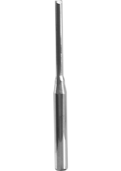 50 Adet Iki Düz Uçlu Frezeler Düz Yuvası Bit Ahşap Kesici Iki Çift Flüt Uçları 3.175X2X17MM Cnc Router Için (Yurt Dışından)
