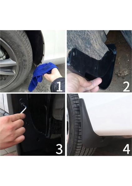 8x Cannon Ute 22020 021 2022 Araba Çamur Flaps Splash Guard Çamurluk Çamurluklar Dış Kapak (Yurt Dışından) fırsatları