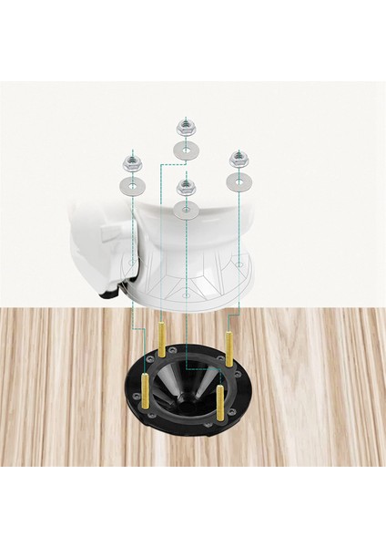 2x 385310063 Select /sealand Rv Tuvalet Siyahı Için Zemin Flanş Contası ve Montaj Kitinin Değiştirilmesi (Yurt Dışından) indirimleri