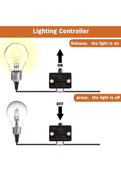 Parça Dolap Lambası Anahtarı Otomatik Kapı Anahtarı Kontak Anahtarı Dolap Için Geçerli 12V 24V 110V(SIYAH) (Yurt Dışından) indirimleri