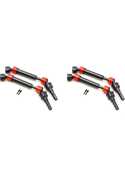 4 Adet Sert Çelik Cvd Evrensel Ortak Tahrik Mili Aks Yükseltme Aksesuarları Için 1/10 E-Zirvesi E-Rc Araba,2 (Yurt Dışından)