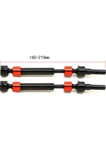 4 Adet Sert Çelik Cvd Evrensel Ortak Tahrik Mili Aks Yükseltme Aksesuarları Için 1/10 E-Zirvesi E-Rc Araba,2 (Yurt Dışından)