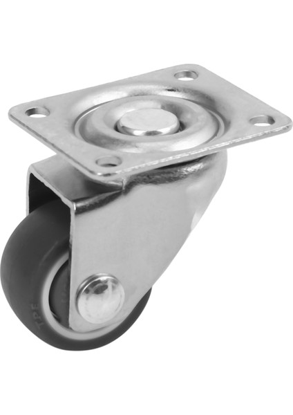 20 Paket 1 Inç Düşük Profilli Tekerler Tekerlekler 360 Derece Plakalı Yumuşak Kauçuk Döner Teker (10 Frenli ve 10 Frensiz) (Yurt Dışından) modelleri