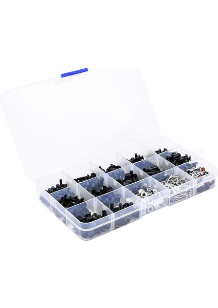 500 Adet Rc Araba Vidaları Kiti M3 Altıgen Vidalar Somun Kabuğu Toka Rc Tamir Aracı Kiti Arrma 1/8 -1/16 Ölçekli Rc Arabalar (Yurt Dışından) indirimleri
