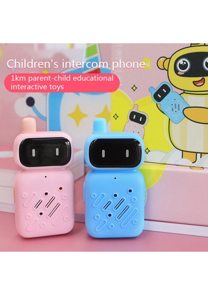 2 Adet Çocuklar Walkie Talkie Boyunluklar ile Aile Ev Interaktif Oyuncak Alıcı-Verici El Feneri Gifler Erkek Kız Için (Yurt Dışından)