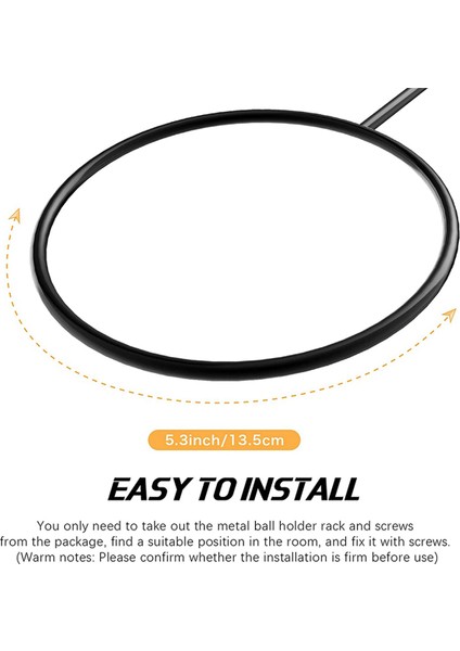 18 Paket Duvara Montaj Topu Ekran Topu Depolama Topu Raf Topu Tutucu Basketbol Futbol Voleybol Futbol (Yurt Dışından) modelleri