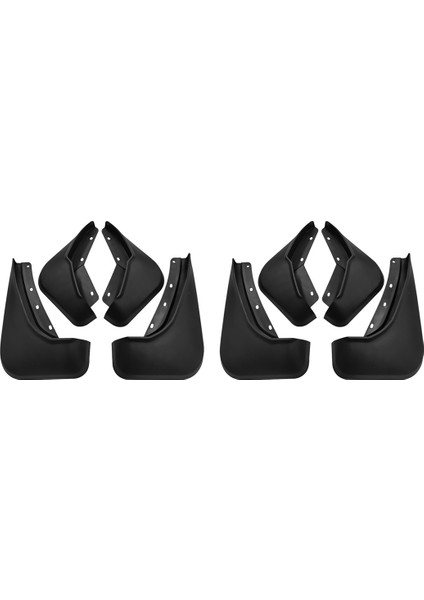 XC60 2018-2021 Için 8x Çamurluk Çamur Flaps Guard Splash Flap Çamurluk Aksesuarları (Yurt Dışından)