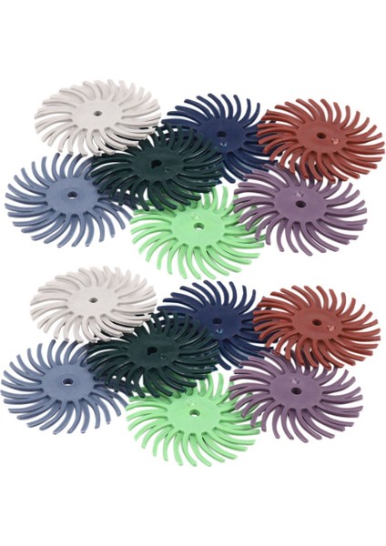 128 Adet 1 Inç Radyal Kıl Disk Kiti Aşındırıcı Fırça 3 ve 2.35MM Shank Detay Parlatma Tekerleği Döner Alet Için (Yurt Dışından)