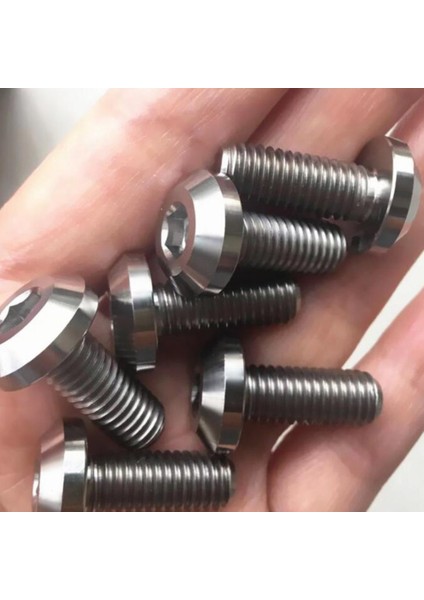 Adet M6 Titanyum Vida Bisiklet Motosiklet Disk Fren Altıgen Soket Bağlantı Elemanları Modifikasyon Vidaları M6X15MM (Yurt Dışından) modelleri