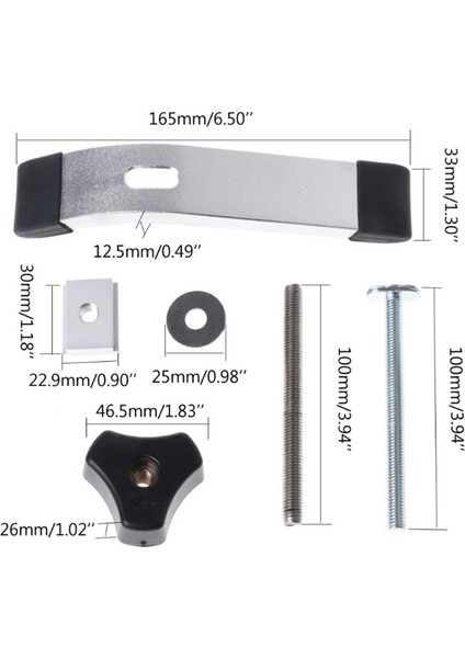 2x 8mm Metal Hızlı Etkili Tutun Kelepçe Seti T-Yuvası T-Track Diy Ağaç Işleme S18 Damla Gemi (Yurt Dışından) fırsatları