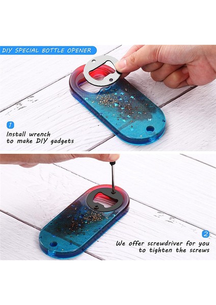 Şişe Açacağı Ekler Kitleri Yuvarlak Dıy Şişe Açacağı Donanım Kiti Dıy Bira Açacağı Yuvarlak Dıy Şişe Açacağı, Siyah + Gümüş (Yurt Dışından) fırsatları