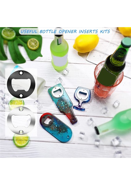 Şişe Açacağı Ekler Kitleri Yuvarlak Dıy Şişe Açacağı Donanım Kiti Dıy Bira Açacağı Yuvarlak Dıy Şişe Açacağı, Siyah + Gümüş (Yurt Dışından) indirimleri