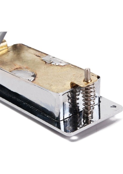 2x Krom Gümüş Mini Lp Gitar Humbucker Mühürlü Pick Up Müzik Onarım Parçaları (Yurt Dışından)