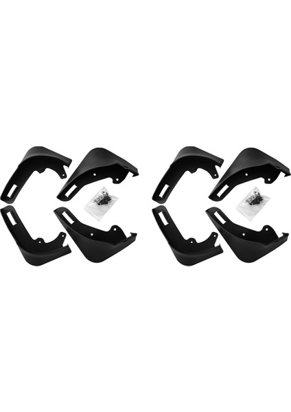 Model Y 2021 Için 8x Araba Çamurluklar Çamur Flaps Splash Muhafızları Çamurluklar Çamur Flap Ön Arka Koruyucu (Yurt Dışından)