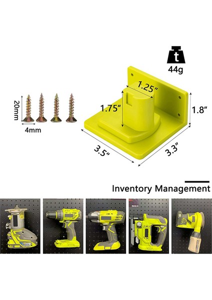 18V Matkap Aletleri Tutucu Için 10 Paket Takım Tutucu Dock Montajı, Askı (10'lu Parti, Yeşil) (Yurt Dışından) modelleri