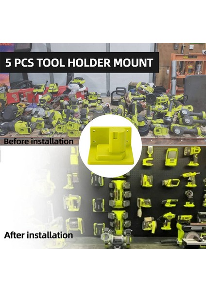 18V Matkap Aletleri Tutucu Için 10 Paket Takım Tutucu Dock Montajı, Askı (10'lu Parti, Yeşil) (Yurt Dışından) fırsatları