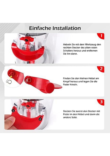 V10 V11 V12 V15 Gen5 Vakumlu Tahliye Kolu/kir Kabı Açma Kolu Için 2x Yükseltilmiş Toz Haznesi Tetik Anahtarı (Yurt Dışından)