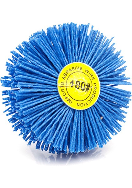 8 Adet 80X30X6MM Matkap Aşındırıcı Tel Taşlama Naylon Kıl Parlatma Fırçası Ahşap Mobilya Maun Kaplama (Yurt Dışından)