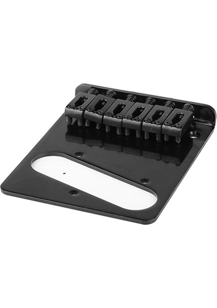 Tele Elektro Gitar Için 3x 6 Eyer Küllük Köprü Kuyruk Parçası (Siyah) (Yurt Dışından)