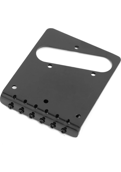 Tele Elektro Gitar Için 3x 6 Eyer Küllük Köprü Kuyruk Parçası (Siyah) (Yurt Dışından)