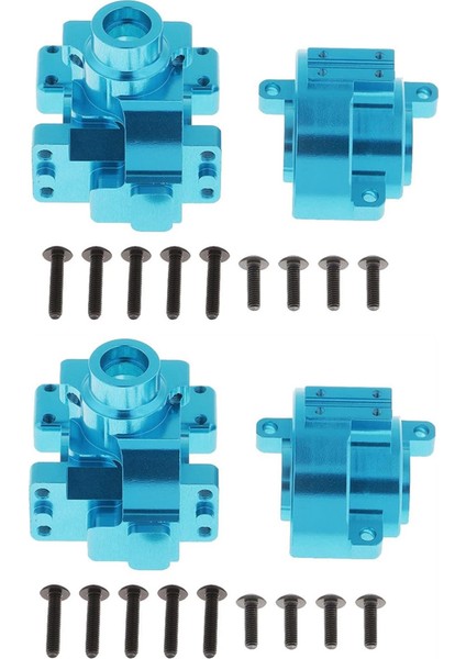 2x 102075(02051) Metal Ön Arka Şanzıman Kabuk Için 94123 94106 94107 94170 94118 94108 94111 Rc Araba Yükseltme Parçaları, A (Yurt Dışından)