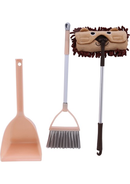 Çocuk Temizlik Seti 6'lı Set, Çocuk Temizlik Seti Dahildir. Süpürge, Çapa, Paspas. Renk: Yeşil, Turuncu Pembe, Kahverengi (Yurt Dışından)