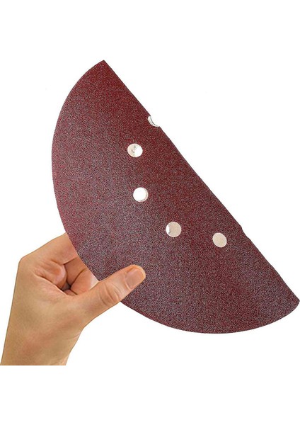 225MM Zımpara Diskleri, 50 Adet P120 Grit 10 Delik Yuvarlak Zımpara Pedleri, Alçıpan Zımpara Uzun Boyunlu Zımpara Zımpara Zürafa (Yurt Dışından)