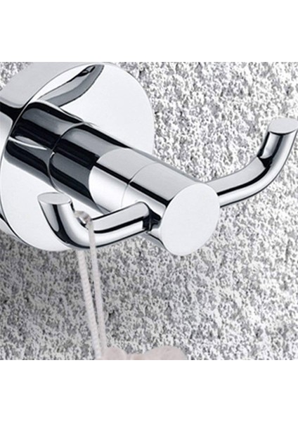 6x Paslanmaz Çelik Havluluk Banyo Robe 2 Kanca Şapka Elbise Duvar Kapı Askısı, 5CMX6CMX8CM (Yurt Dışından) fiyatları