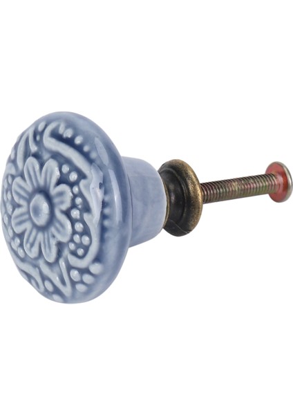 30 Adet Seramik Dolap Kolları Vintage Çekmece Kolları Mutfak Dolabı Çekmecesi Kitaplık Mobilya Kapı (Vidalarla) (Yurt Dışından)