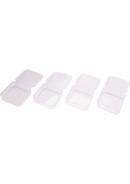 2x Küçük Şeffaf Plastik Boncuk Saklama Kapları Kutusu Aksesuarlar, El Sanatları, Öğrenme Malzemeleri, Vidalar Için Menteşeli Kapaklı (Yurt Dışından) fiyatları