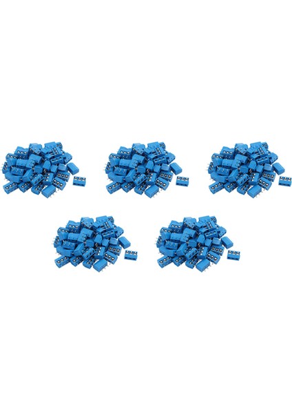 500 Adet Mavi Abs KF301-3P 5.08MM 3 Pin Bağlantı Terminali Vidalı Terminal Konnektörü (Yurt Dışından)