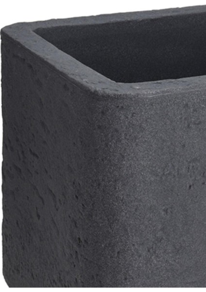 Namook Gri Plastik Taş Tasarım Saksı 39 x 33 cm modelleri