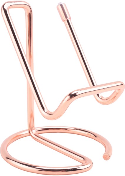 Masa Için Kartvizitlik, Metal Sergileme Standı, Ofis Masaüstü Adı (Gül Altını) (Yurt Dışından)