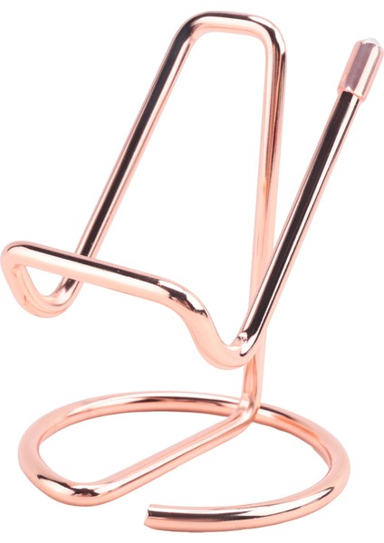 Masa Için Kartvizitlik, Metal Sergileme Standı, Ofis Masaüstü Adı (Gül Altını) (Yurt Dışından) modelleri