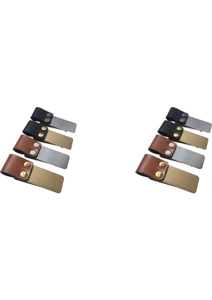 Pen Loop Traveler Dizüstü Bilgisayar Deri Tutucu Paslanmaz Çelik Klipsli 8'li Paket (Yurt Dışından)