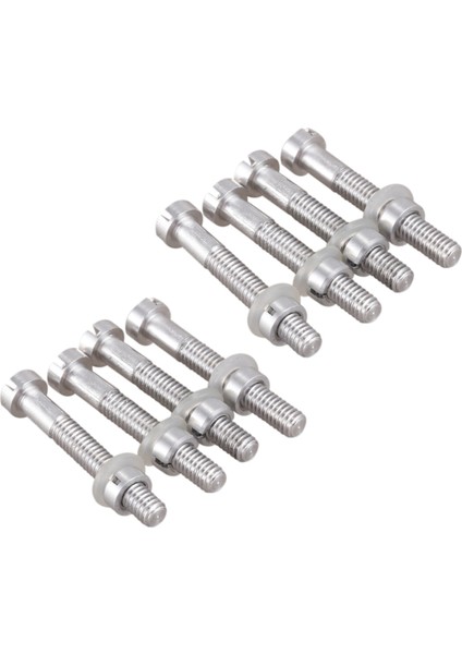 8 Adet M2.5X18.5MM Pikap Fonograf Vidaları, Donanım Yedek Headshells Stylus Montajı (Yurt Dışından)